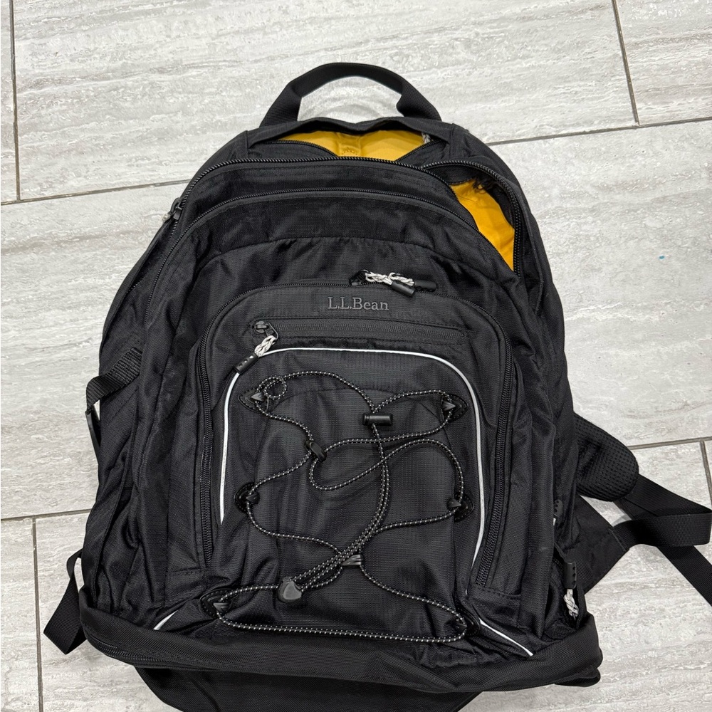 L.L. Bean Black Backpack